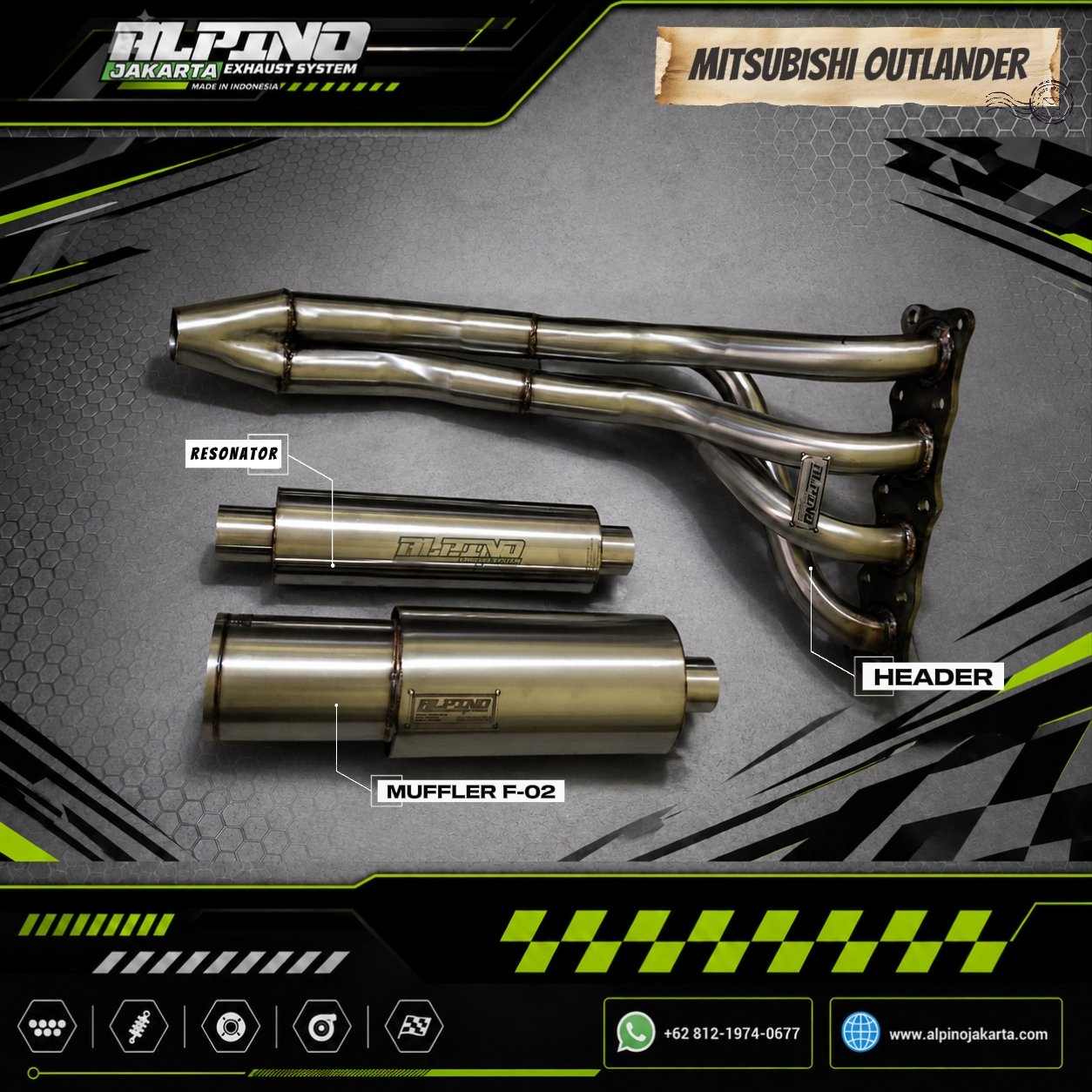 knalpot Outlander
